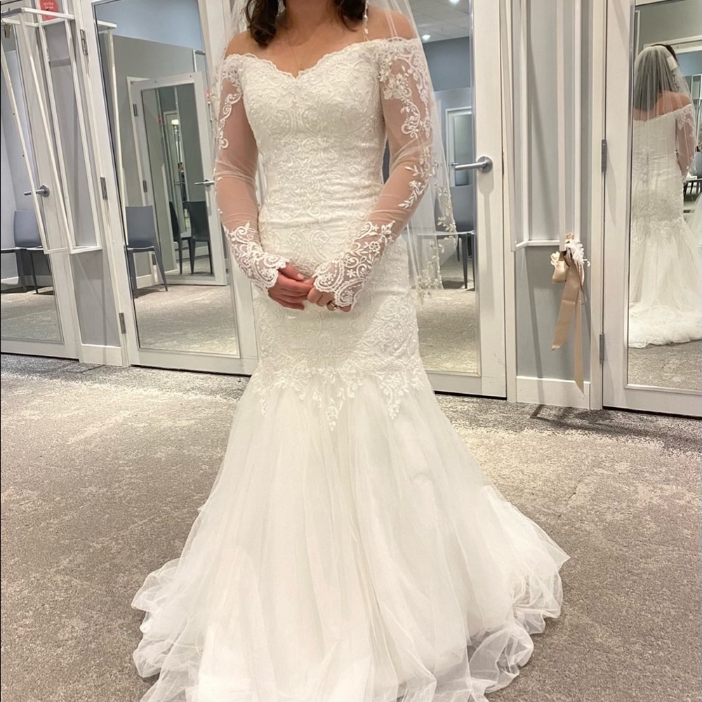 Wedding dress with custom beading and details!